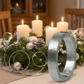 Aluminium plat draadlint, mat zilver, 20 mm x 5 m - decoratief lint, knutselen, doe-het-zelf | Floristik24.nl