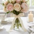 Cadeaulint crème trouwlint decoratief lint 15mm 20m | Floristik24.nl