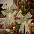 Lussen van metaal, kersthanger, adventsdecoratie gouden, antieke look H18cm B12.5cm 2st | Floristik24.nl