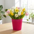 Geplooide manchetten Cerise 12,5cm 100 stuks | Floristik24.nl