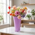 Vaas "Fizzy" Ø20cm H35cm Paars 1 st | Floristik24.nl