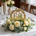 Jubileumnummer 60 in goud | Floristik24.nl