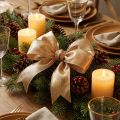 Decoratielint goud met draadrand 40mm 25m | Floristik24.nl