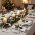 Kerstlint lurex zilver 10mm 50m | Floristik24.nl