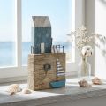 Maritieme houten decoratie havenpromenade Shabby Chic H25,5cm | Floristik24.nl