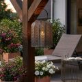 Decoratieve lantaarn lantaarn hangend metaal decoratie Ø25,5cm H43cm | Floristik24.nl