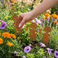Tuinpaal roestlook tuindecoratie meisje en jongen 4 stuks | Floristik24.nl