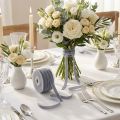 Decoratief lint fluwelen lint cadeaulint fluweel grijs 10mm 20m | Floristik24.nl