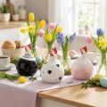 Decoratieve kippen Paasdecoratiefiguren haan 11,5cm 3st | Floristik24.nl