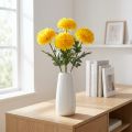Dahlia kunstdecoratiebloemen gele bloesem L64cm, set van 3 | Floristik24.nl
