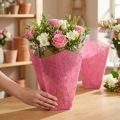 Bloementas roze L40cm B12-30cm 50 stuks | Floristik24.nl
