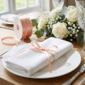 Cadeaulint satijnen lint decoratief lint zalm 3mm 50m | Floristik24.nl