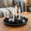 Decoratief zwart mos, geconserveerd IJslands mos voor knutselprojecten, 400 g | Floristik24.nl
