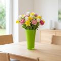 Vaas “Fizzy” Ø14,6cm H21cm appelgroen 1 st | Floristik24.nl