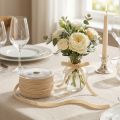Decoratief lint fluwelen lint cadeaulint fluweel beige 10mm 20m | Floristik24.nl