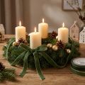 Fluwelen lint cadeaulint decoratief lint groen B10mm 20m | Floristik24.nl