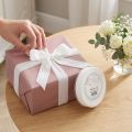 Fluwelen lint, cadeaulint, decoratief lint, wit fluweel, 20 mm breed, 10 m lang | Floristik24.nl