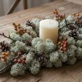 Decoratief mos, grijs natuurlijk mos voor knutselprojecten, gedroogd en geverfd, 500 g | Floristik24.nl