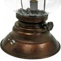 Floristik24 LED windlicht, metalen lamp, decoratief licht, vintage look Ø12.5cm H30cm