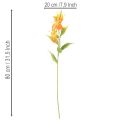 Kunstmatige Gloriosa oranje bloem met lange stelen voor vazen 80cm 3 stuks | Floristik24.nl