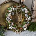 Floristik24 Hangdecoratie Kerst hert decoratie goud vintage 42,5×7×4cm
