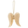 Houten engelenvleugelhanger voor decoratie, 12 cm | Floristik24.nl
