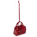 Floristik24 Decoratieve handtas met strik om op te hangen, 10 cm