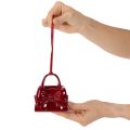 Decoratieve handtas met strik om op te hangen, 10 cm | Floristik24.nl