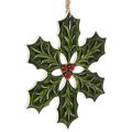 Floristik24 Hulstornament, kerstversiering om op te hangen, 26 cm