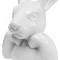 Floristik24 Deco konijn wit, buste konijnenkop, keramiek H21cm