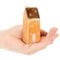 Decoratief keramisch miniatuurhuisje voor op de vensterbank, 10 cm, 3 stuks | Floristik24.nl