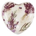 Floristik24 Hartdecoratie keramiek decoratie lavendel vintage steengoed 10,5 cm