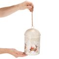 Bel met kerstmotief om op te hangen, 26 cm | Floristik24.nl