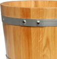 Floristik24 Planter houten vat eik Ø39cm