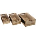 Houten doos met krijtbord om