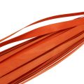 Floristik24 Houten strips voor vlechten oranje 95cm - 100cm 50p
