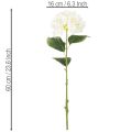 Kunstmatige hortensia met lange steel, kunstbloem 60 cm | Floristik24.nl
