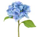 Floristik24 Hortensia blauwe kunstbloem 36cm