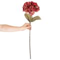 Kunstmatige hortensia-bloemtak, grote bloem, 74 cm | Floristik24.nl