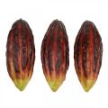 Floristik24 Cacaofruit kunstdecoratie etalage paars-groen 17cm 3st