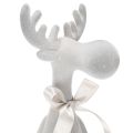 Kerstbeeldje van een rendier met lange poten, geschikt als decoratie op een plank, 54 cm | Floristik24.nl