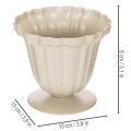 Decoratieve schaal, crèmekleurige trofee, klein, 10 cm | Floristik24.nl