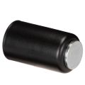 Ronde magnetische kaarsenhouder, matzwart, voor taps toelopende kaarsen van 25 mm, 4 stuks | Floristik24.nl
