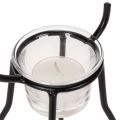 Rendier kaarsenhouder met theelichtglas, 28 cm | Floristik24.nl