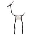 Rendier kaarsenhouder met theelichtglas, 28 cm | Floristik24.nl