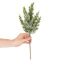 Kunstmatig met sneeuw bedekte dennentak voor bloemstukken en adventsdecoraties, 40 cm, 3 stuks | Floristik24.nl
