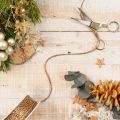Glanzend decoratief koord op een rol voor knutselen en decoratie, 3 mm dik, 20 meter lang | Floristik24.nl