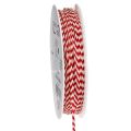 Floristik24 Koord met zigzagpatroon op een rol voor knutselen en verpakken, 3 mm diameter, 20 m lang