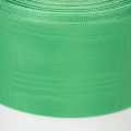 Groen en wit moiré kranslint, 100 mm x 25 m - nationaal lint, taftbinding, striklint, decoratief lint | Floristik24.nl