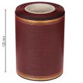 Kranslint Bordeaux Moiré 125 mm decoratief lint | Floristik24.nl